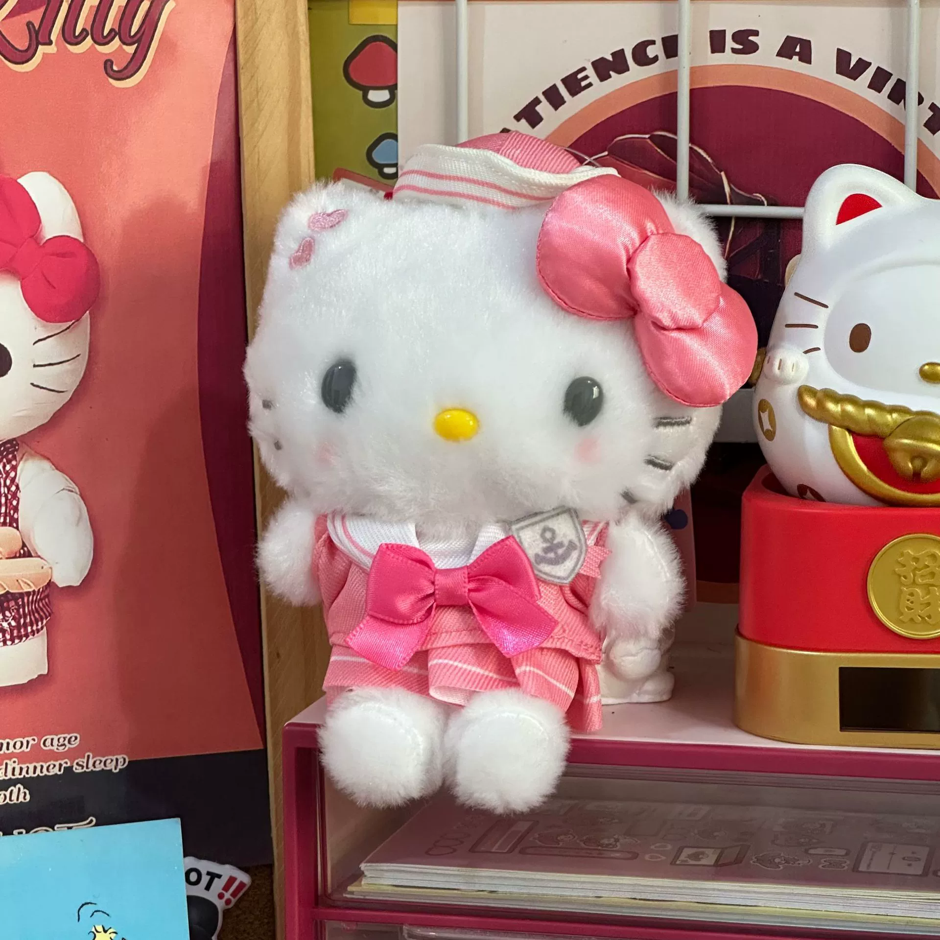 Плюшевая подвеска-брелок для ключей (Hello Kitty) симпатичная кукла, мягкая мини-плюша 10+ вариантов дизайна, подарок 0.038 кг