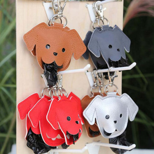 Cross-border Creative Dog Head-shaped Dog Poop Bag Keychain Outdoor Dog Walking Leash Hanging Poop Picking Bag Pet Poop Bag