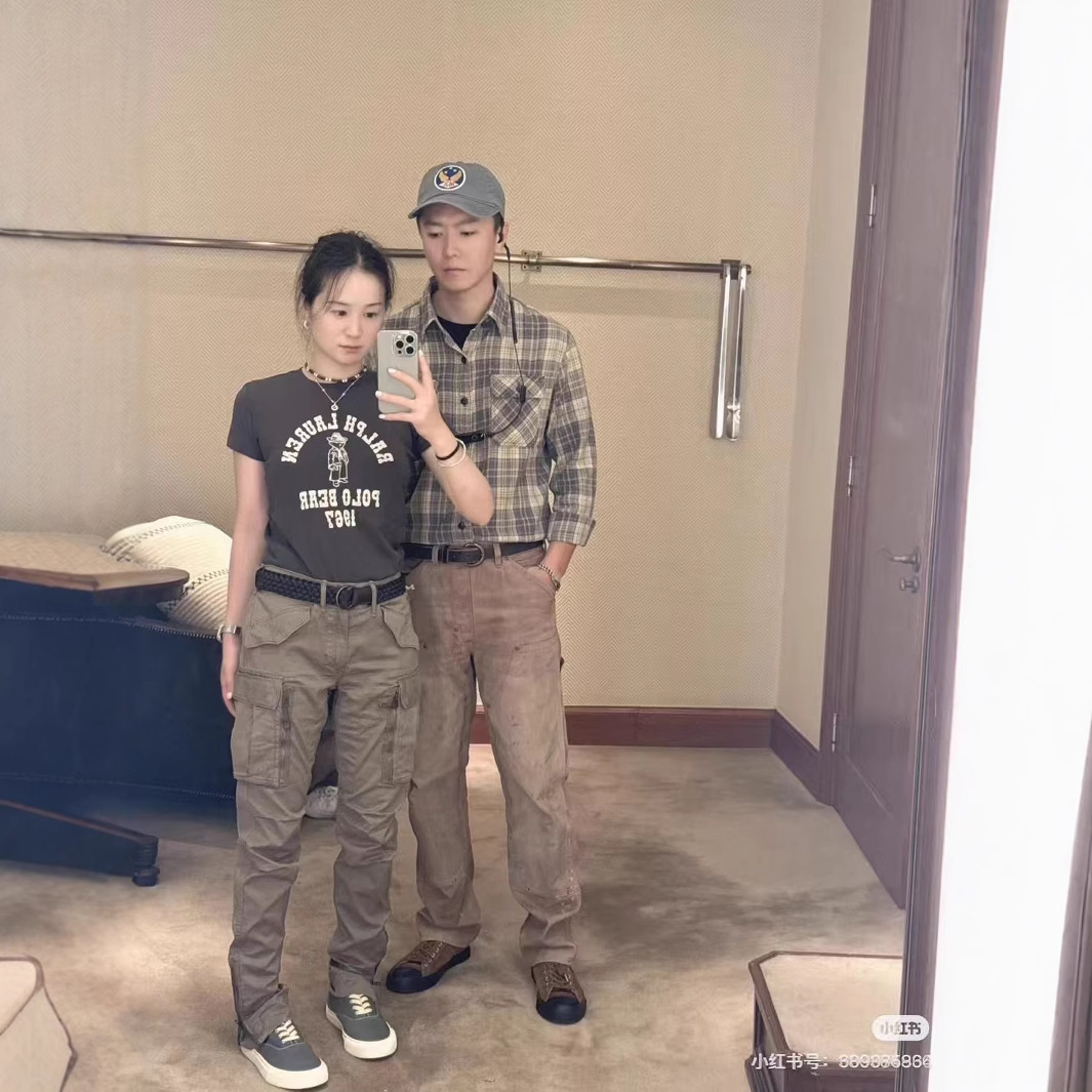 2025RLベアレタープリントスリムフィット半袖Tシャツレディースカジュアル万能快適コットン素材着痩せベアプリント