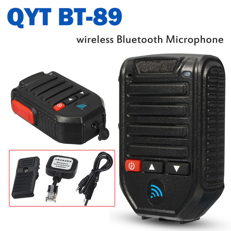 QYT quanyitong BT-89 walkie-talkie Bluetooth micrófono de mano PLATAFORMA DE COCHE micrófono de mano inalámbrico KT-7900DKT-8900D aplicable