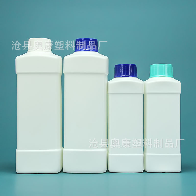 加厚 1000ml安利方形塑料瓶 液体瓶 1L塑料瓶 样品瓶 分装瓶