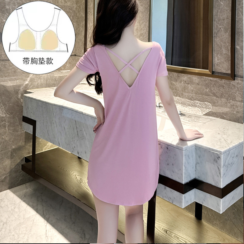 핑크 [가슴 패드 포함]