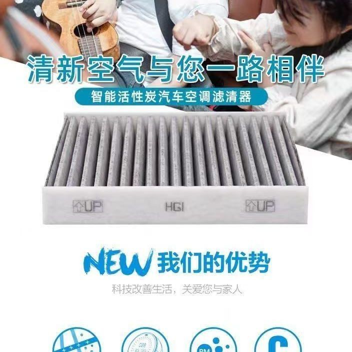 Byd Dolphin Dedicated Air Conditioning Filter with Activated Carbon to Filter Pm2.5, Brand Car Air Conditioning Filter Grid