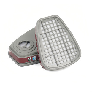 Poison filter box No.3 activated carbon filter box anti-organic gas chemical spray paint protective filter box gas mask accessories