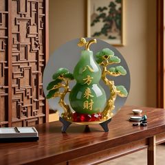 八方来财葫芦摆件寓意相框招财摆台家用旺宅转运桌面装饰画好物