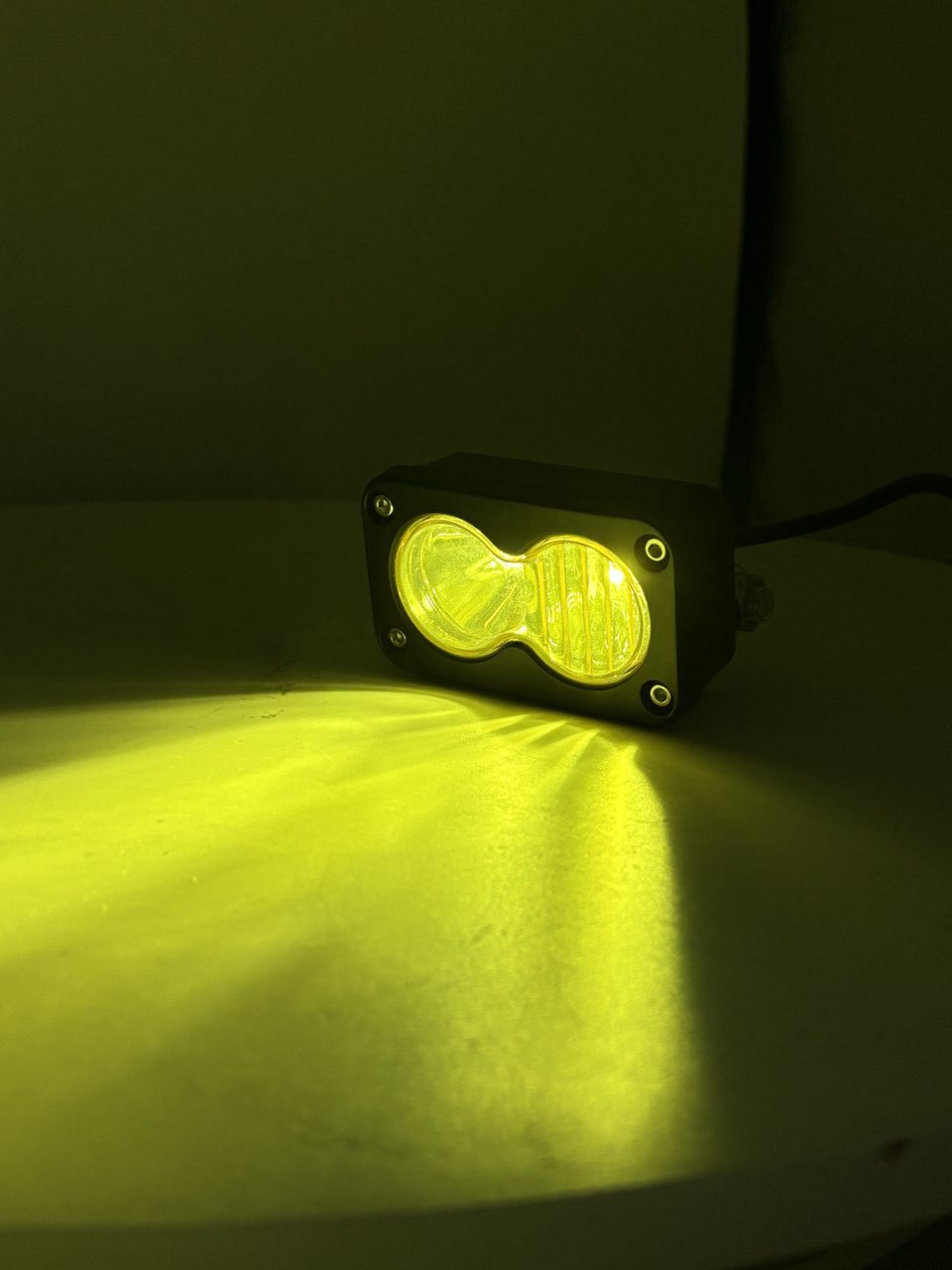 Cross-border in stock 3 inch square LED20W work light car light motorcycle spotlight front electric vehicle irradiation light