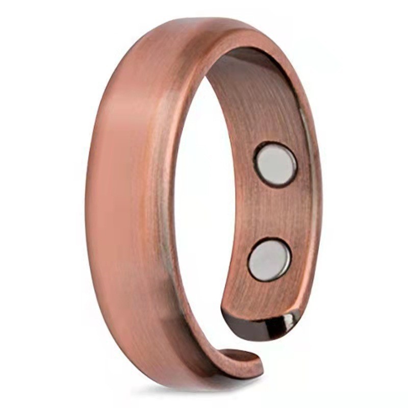 Four magnets of red copper drawing