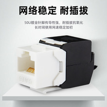 供应正品模块 超六类六类千兆模块 工程级 免工具 客制化工厂批发