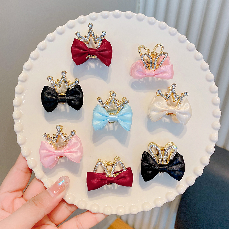 Las niñas arco de doble cara pinza de pelo princesa accesorios para el cabello horquilla rota horquilla Bangs clip horquilla tocado no daña el cabello estilo coreano