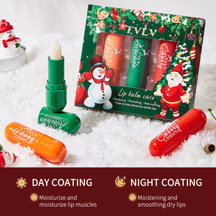 Cross-Border Tvlv Lip Balm Set Hydrating, Moisturizing, Easy to Absorb Lip Moisturizing, Anti-Drying in Autumn and Winter