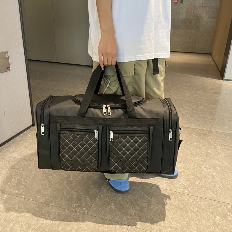 Travel Bag Household Large Capacity Portable Clothes Storage Luggage Bag Long and Short Distance Outgoing Multi-Pocket Classified Storage Bag