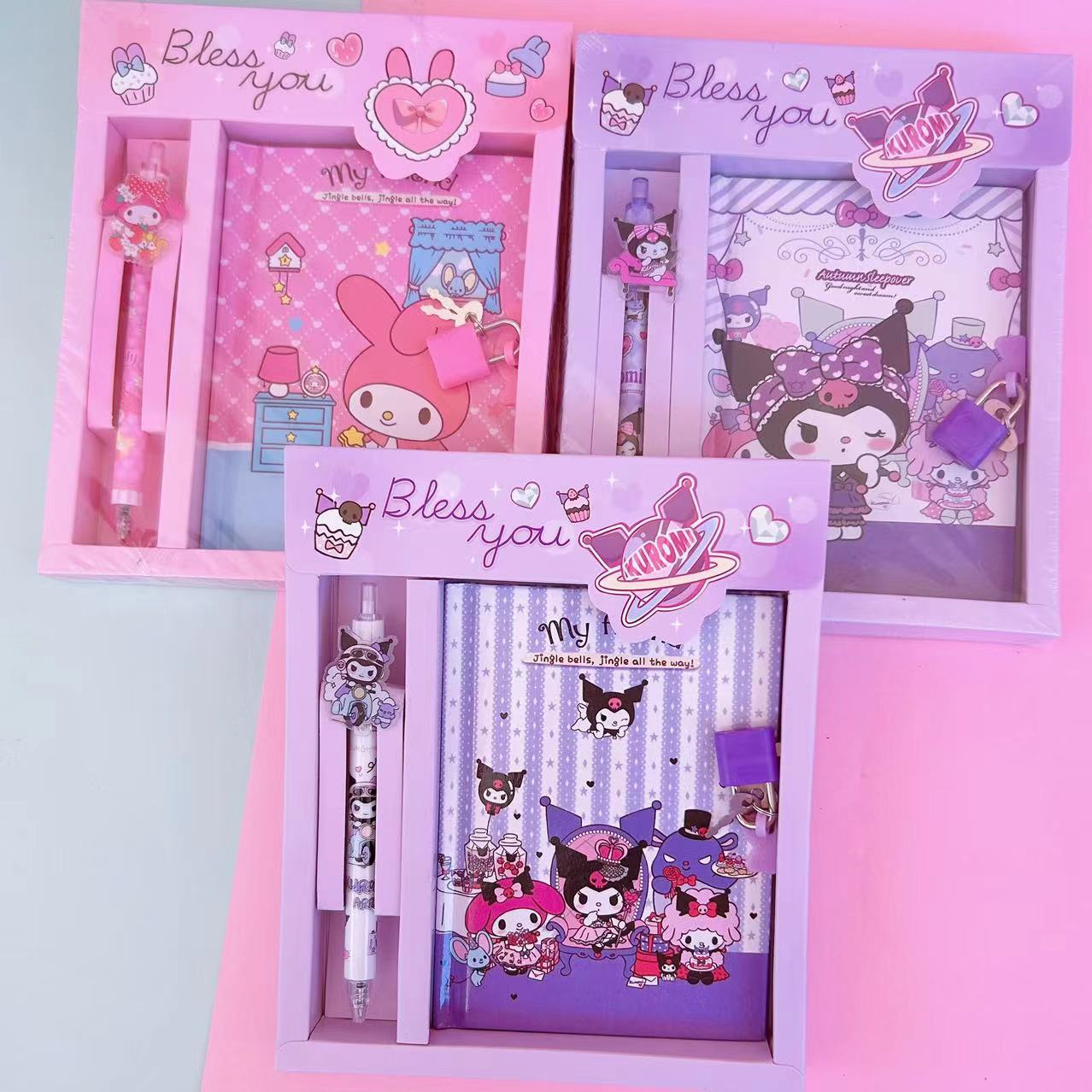 Cuaderno Espiral con Diseño de Mascota Adorable, Cuaderno Escolar Kuromi de Alta Calidad, Planificador Espiral con Hojas Intercaladas, Diario, Agenda.