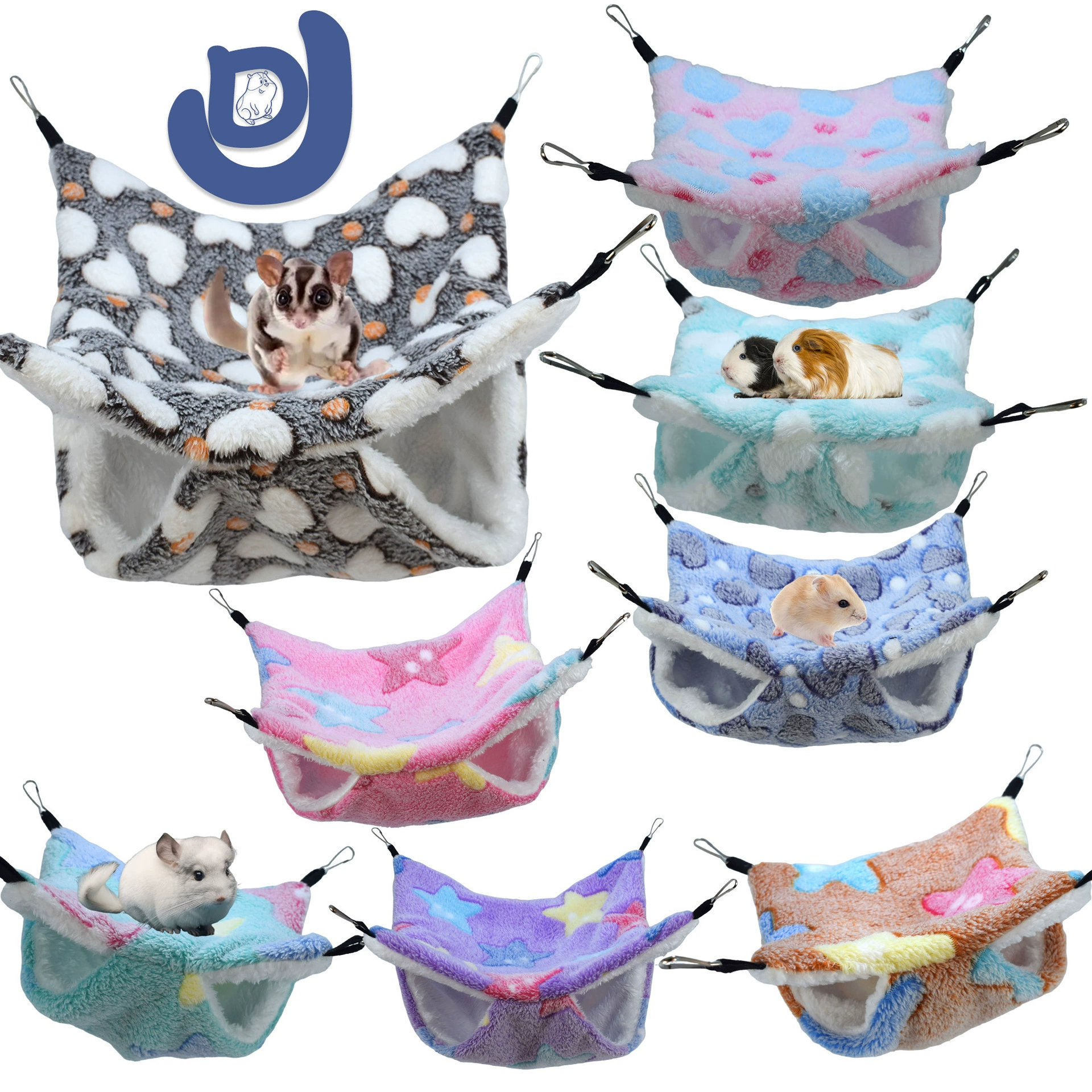 Медовая сумка сумка теплая двухслойный гамак для домашних животных подвесная белка спальный мешок для домашних животных гамак хомяк