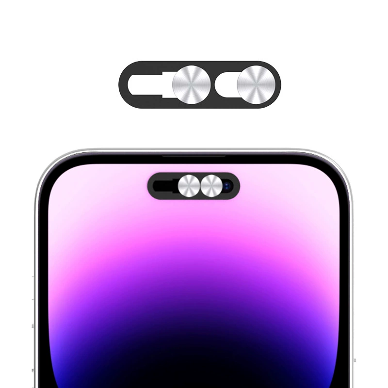 Подходит для серии ip15/16/14pro/14promax, наклейки на передние линзы для блокировки фотографий и наклейки для защиты конфиденциальности от подглядывания