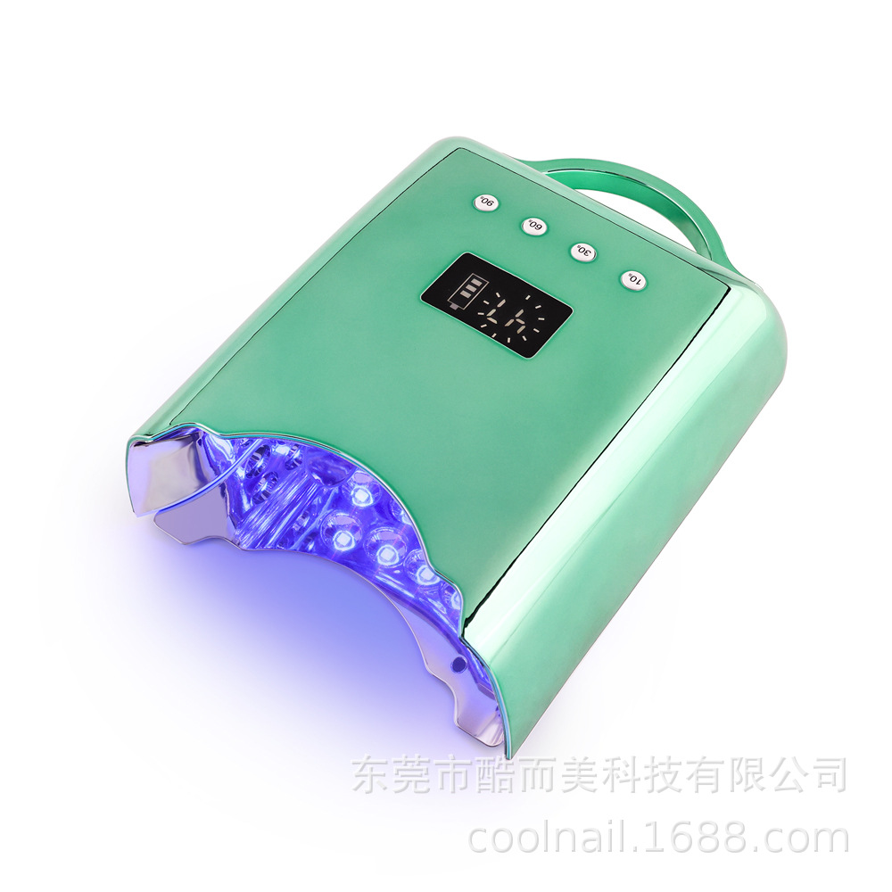 Lámpara de uñas UV pegamento de uñas máquina de fototerapia 78W alta potencia rápida secador inteligente de uñas personalizado seco de lámpara de uñas