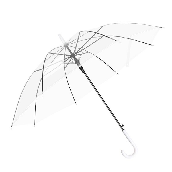 Plastic automatic umbrella