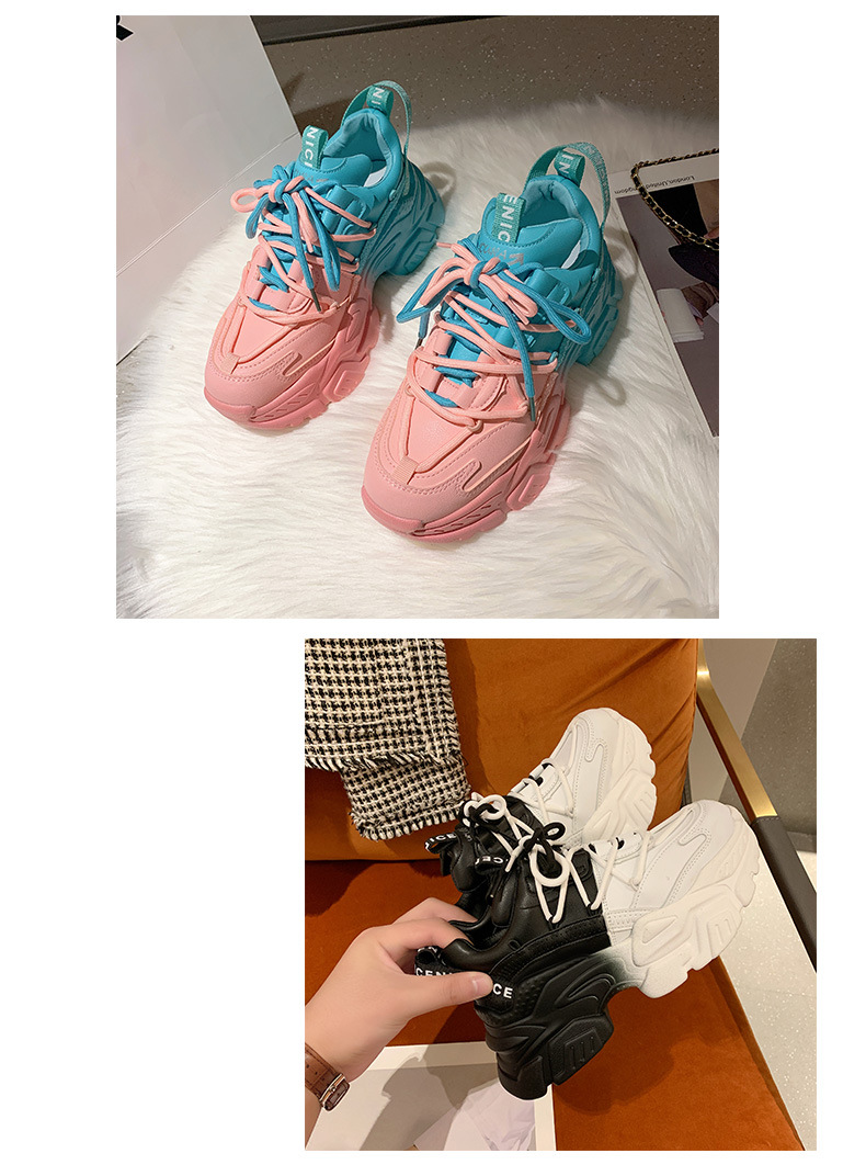 Vrouwen Chunky Sneakers Dikke Bodem Platform Vulcaniseer Schoenen Mode Ademend Casual Running Schoen Voor Vrouw Vrouwelijke