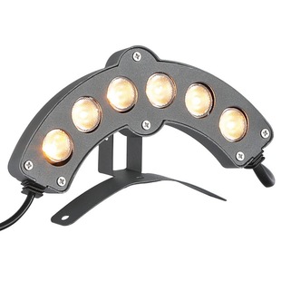 Led Pavilion Ancient Building Tile Lamp Outdoor Waterproof Antique Eaves Lamp 6W Crescent Floodlight Ancient Building Corrugated Lamp