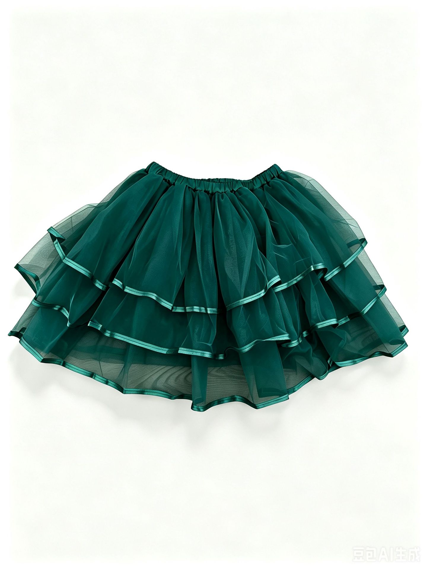 Dark green running skirt about 40 cm