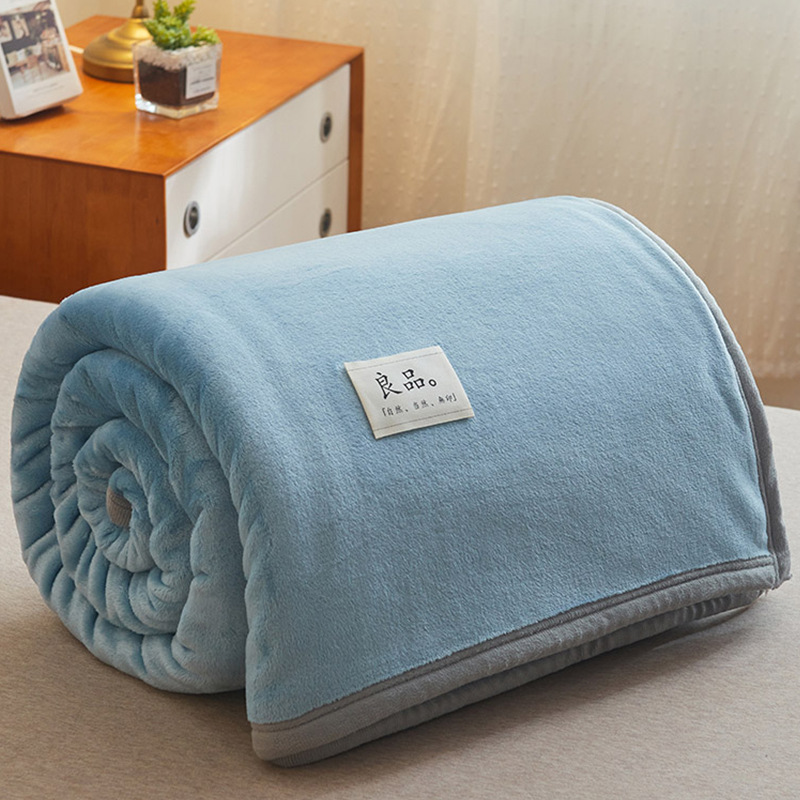 毛毯冬季加厚珊瑚絨小毯子午睡毯辦公室沙發毯床上用蓋毯被子批發