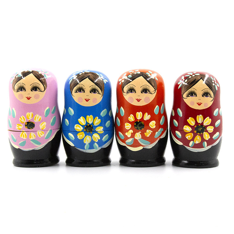 メーカー卸売りロシアの人形5層のペンキ人形の露店の木製工芸品の人形の置物プレゼント|undefined