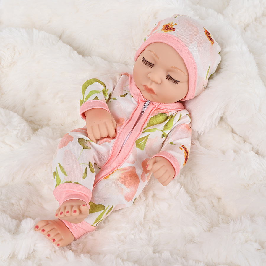 Rebirth Doll Toy Soft Plastic Baby Girl Doll Gift Vinyl Doll Doll Douyin Supply Dropshipping