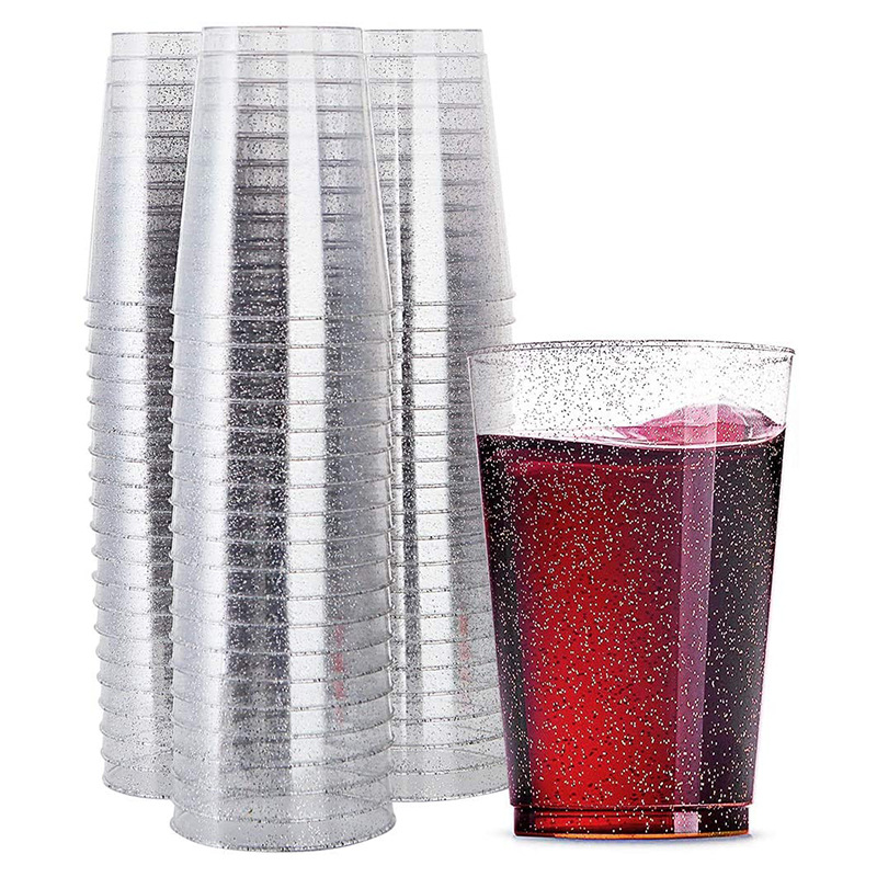 12oz taza de agua desechable de plástico copa de vino whisky taza de plástico taza de jugo taza de postre taza al por mayor
