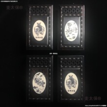 麦太保竹蛉盒乌木竹蛉黄蛉盒金钟盒虫具鸣虫用具单间双间竹垒德株