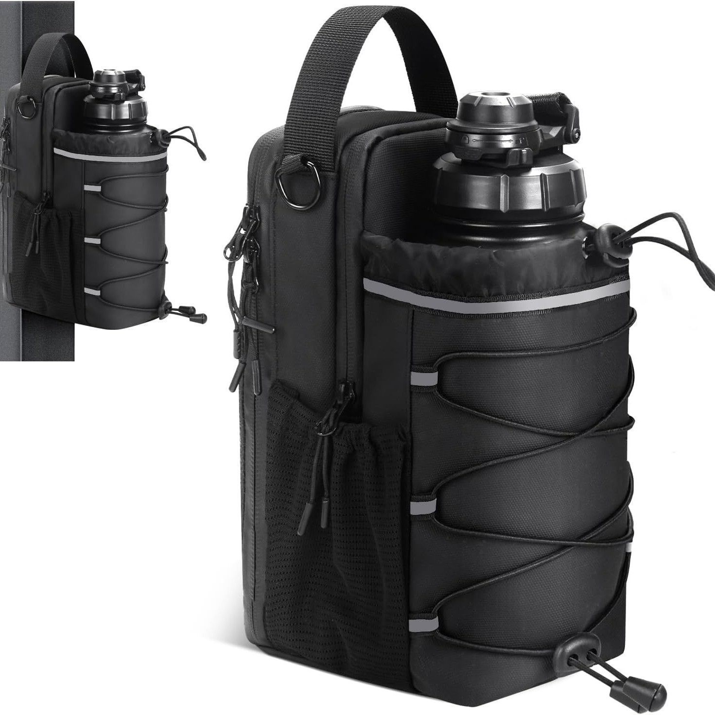 Bolsa de hervidor de agua de absorción magnética de gran capacidad deportiva fitness imán cubierta de taza transfronteriza multifuncional portátil impermeable mochila transfronteriza