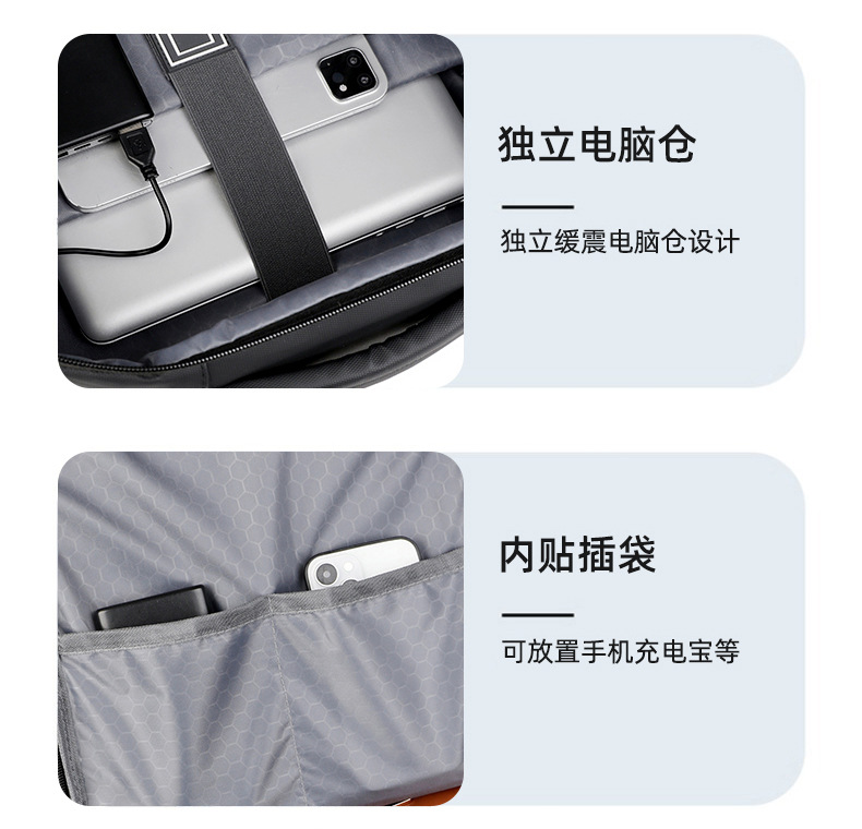Cross-border business backpacks, multi-functional outdoor travel bags, large-capacity laptop bags, backpacks, logo-printed schoolbags undefined
