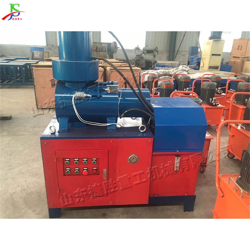 Máquina hidráulica de doble cilindro de refuerzo de refuerzo completamente automática máquina de refuerzo de refuerzo de tornillo recto engrosado engrosado equipo de fabricación