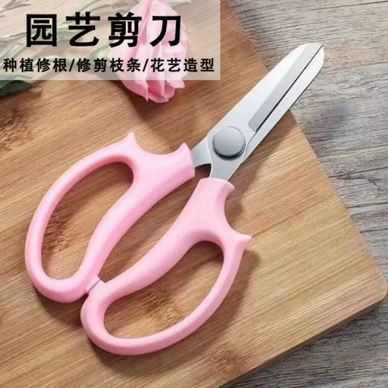 Ножницы с широкой головкой для цветов, секаторы для цветов, бытовые садовые ножницы, ножницы для веток, инструменты для цветочных композиций из нержавеющей стали.