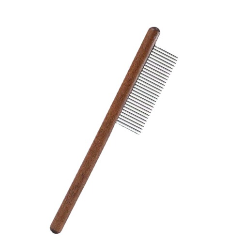 Pet Comb Handle Brush Cat Grooming Brush Dog De-shedding Tool Flea Comb Dense Toothed Striped Comb Beauty Supply