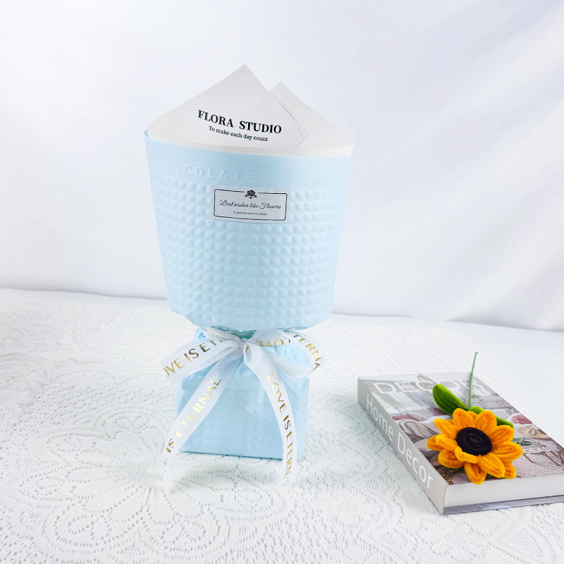 新しいワルツブーケ、半完成花殻、花泥ロリポップ、スナック、DIYフラワーアレンジメント材料、花売りの屋台|undefined