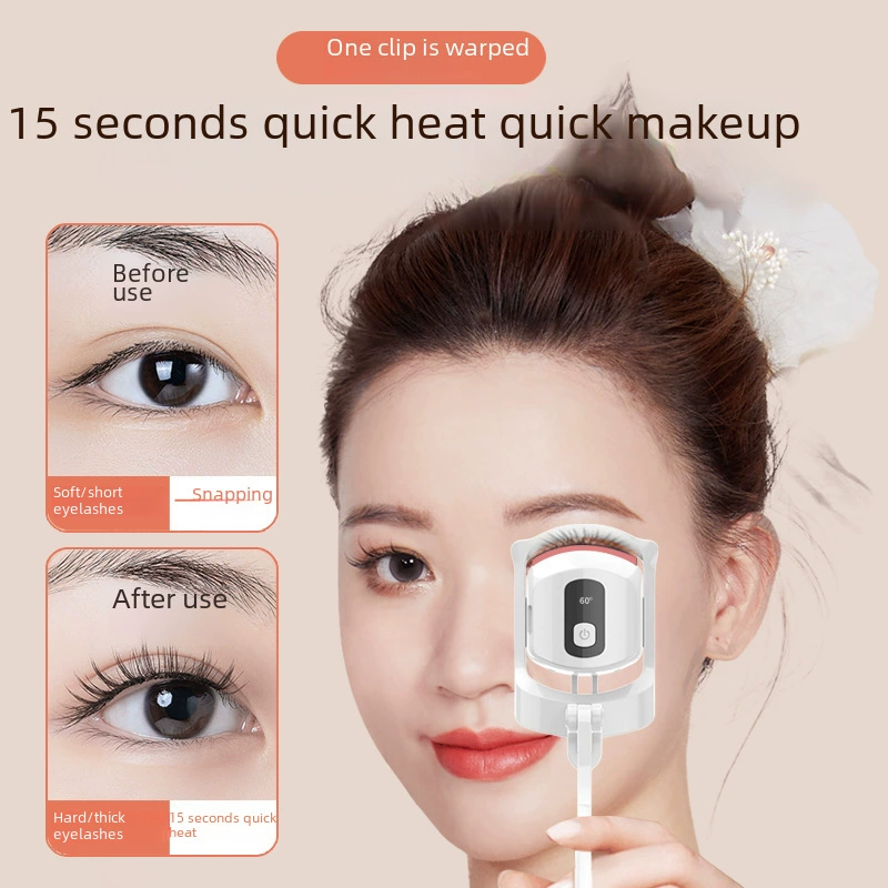 Маленький портативный щипец для завивки ресниц, curved eyelash curling
