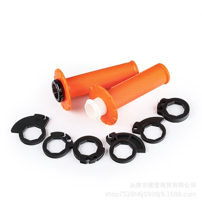 Z300 Ktm Throttle Self-Locking – Motosiklet ləvazimatları və aksesuarları - orange-a-pair-of-self-locking-grips