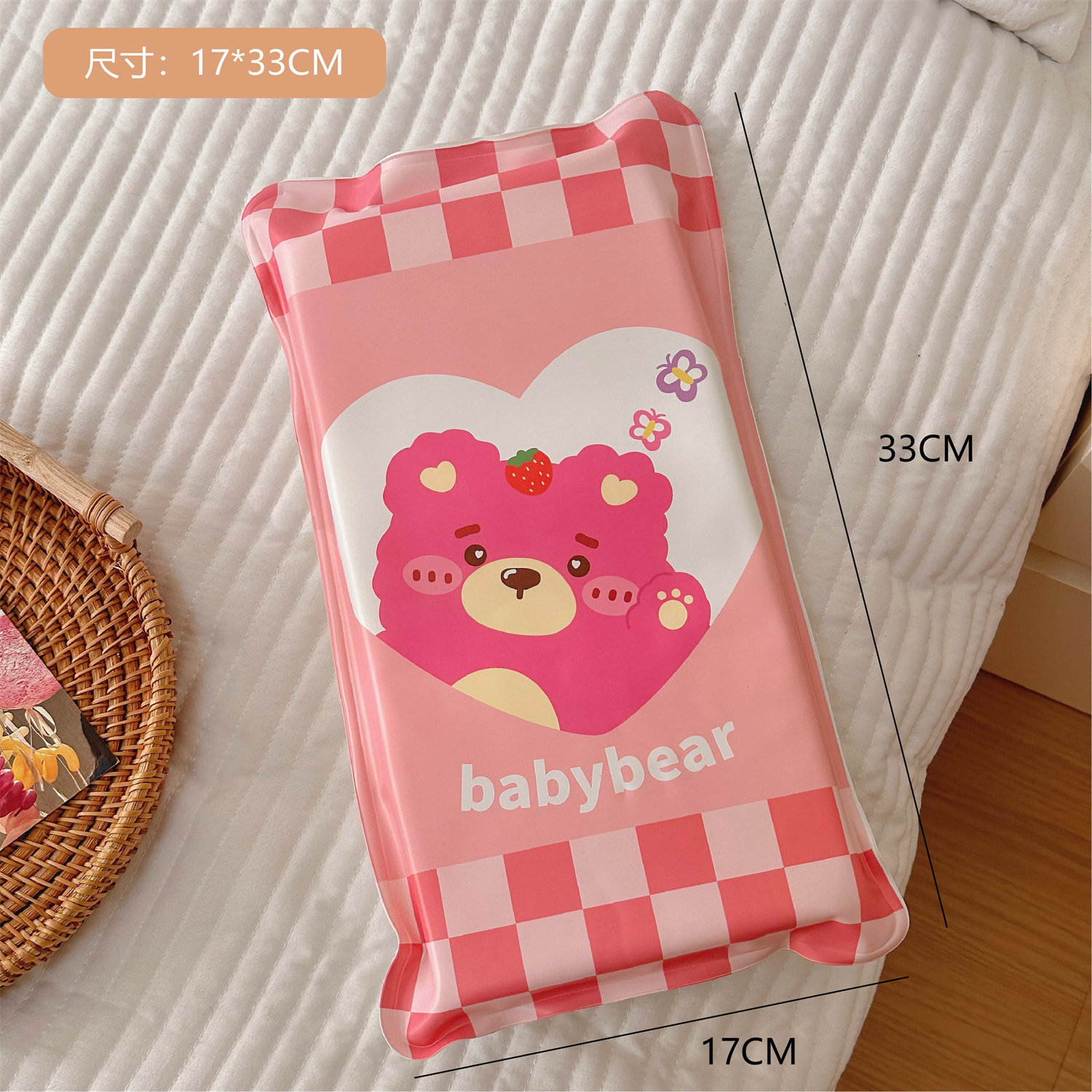 Bonita bolsa de hielo de dibujos animados de verano portátil bolsas de hielo al aire libre bolsas de hielo al por mayor