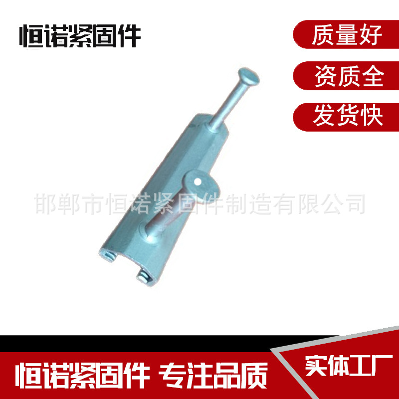 河北恒诺厂家生产Q235V型槽道 带齿V型41*28哈芬槽 铆钉预埋件