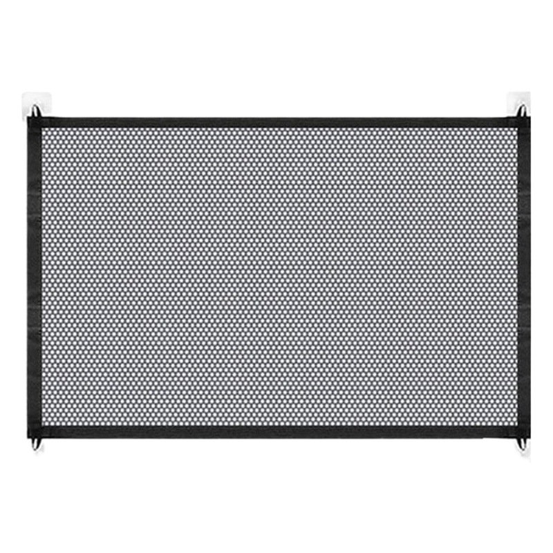 Suministros para mascotas valla de perro Oxford tela aislamiento valla neta sin perforar Entrada de escalera cocina valla para mascotas