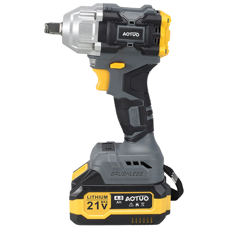 Llave de carga eléctrica transfronteriza sin escobillas gran torsión multifuncional herramienta de manga de cañón de viento eléctrico de carpintería