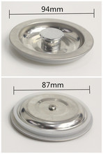 批发厨房洗菜盆塞子不锈钢水池水槽盖子洗碗盆下水器塞头洗衣槽密