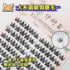 伊妍奈犬系圓眼狗狗眼假睫毛濃密懶人三部曲純野漫畫眼小惡魔妝