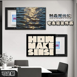 电表箱装饰画黑白时尚潮流配电箱装饰画抽象画免打孔电闸盒壁画