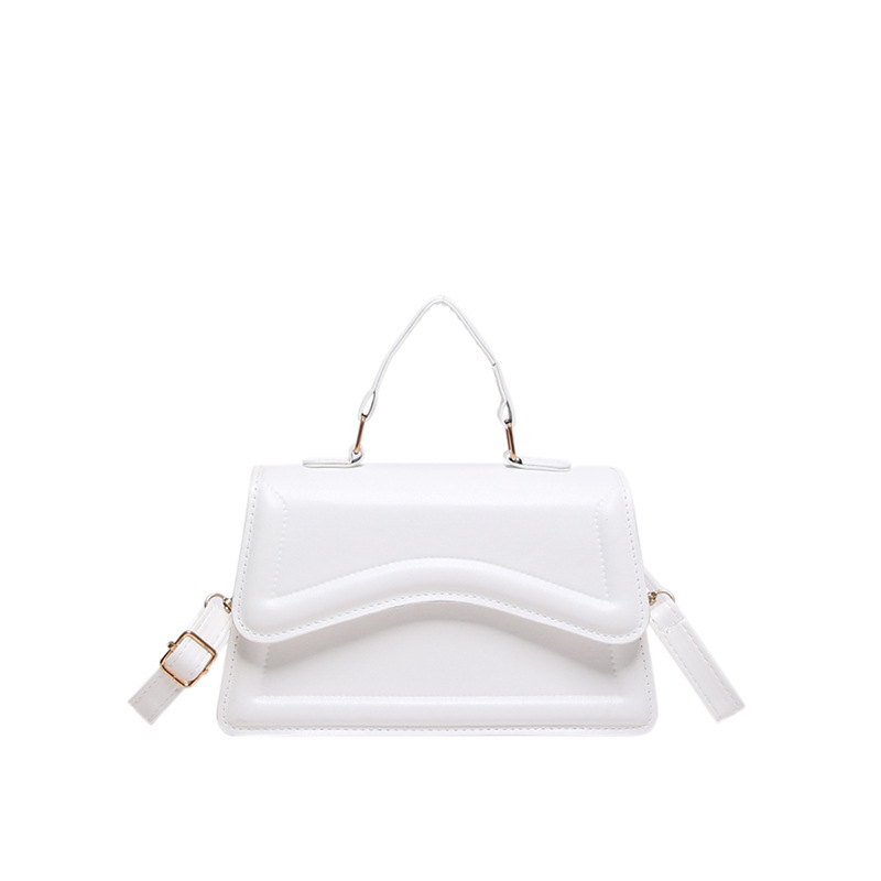 Bolsa cuadrada para mujeres 2024 invierno nueva moda bolso de hombro de color caramelo bolso de moda bolso de mano de moda simple bolso inclinado