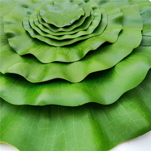 Simulation lotus leaf lotus leaf fake lotus leaf EVA lotus leaf water surface decoration Lotus Leaf Wholesale 10-60cm factory wholesale