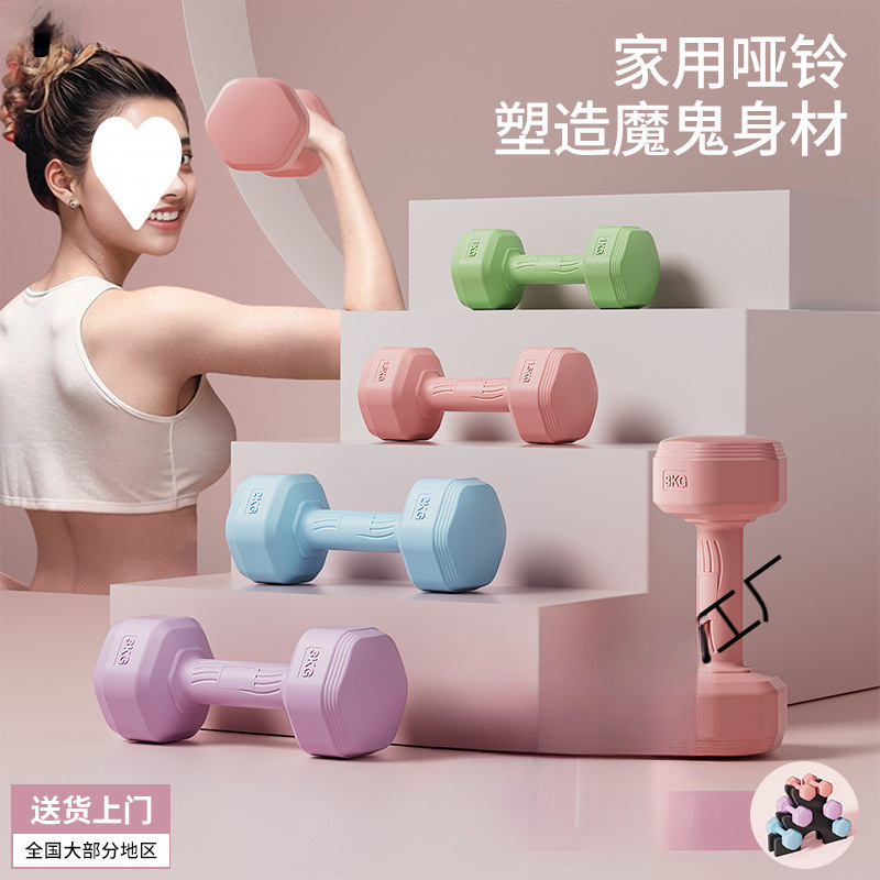 Dumbbells for Women, Fitness Equipment for Home, Slim Belly Barbell, Kettlebells, Children, Teenagers, Female Small Dumbbells, a Pair