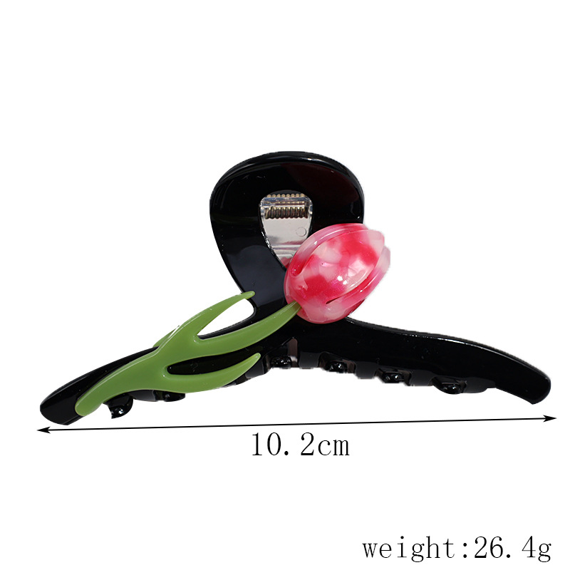 Women's Elegant Sweet Tulip Plastic Hair Claws display picture 1