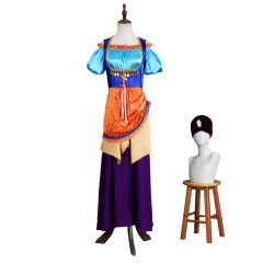 跨境新品工厂批发旅行者cos服装舞蹈连衣裙路行者C服表演服舞台装
