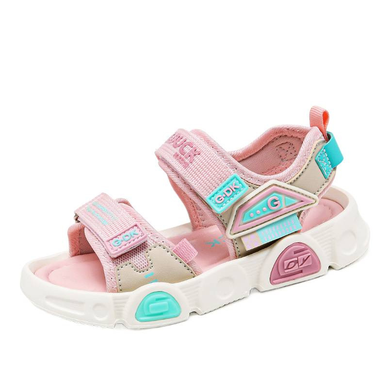 Zapatos de playa de la marea de niños nuevos zapatos de playa de verano ocio playa 661252025 niño amarillo pequeño y mediano pato deportivo frío