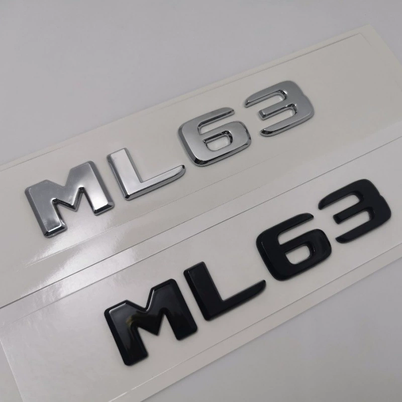 Применимо к Mercedes-Benz ML63 задняя модификация логотипа маркировка буквы задний багажник логотип автомобиля